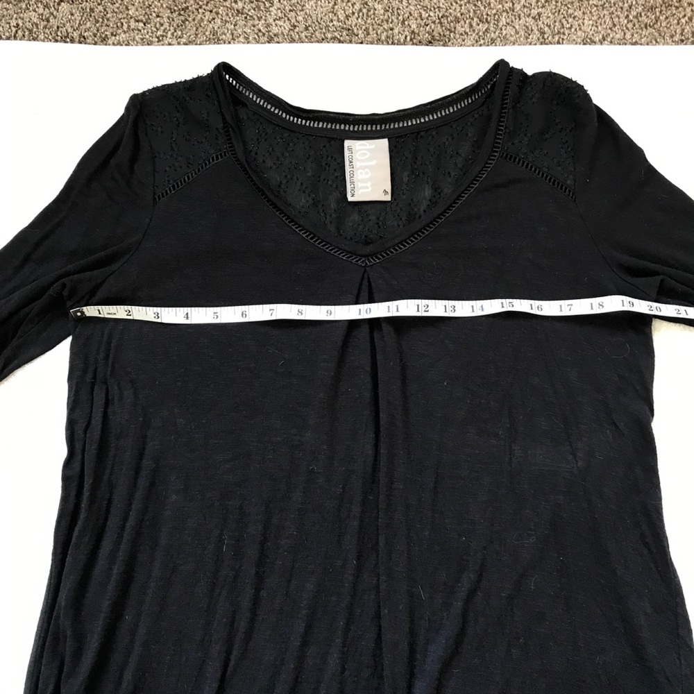 Anthropologie Dolan Left Coast Maisy Tee, black - Picture 9 of 13